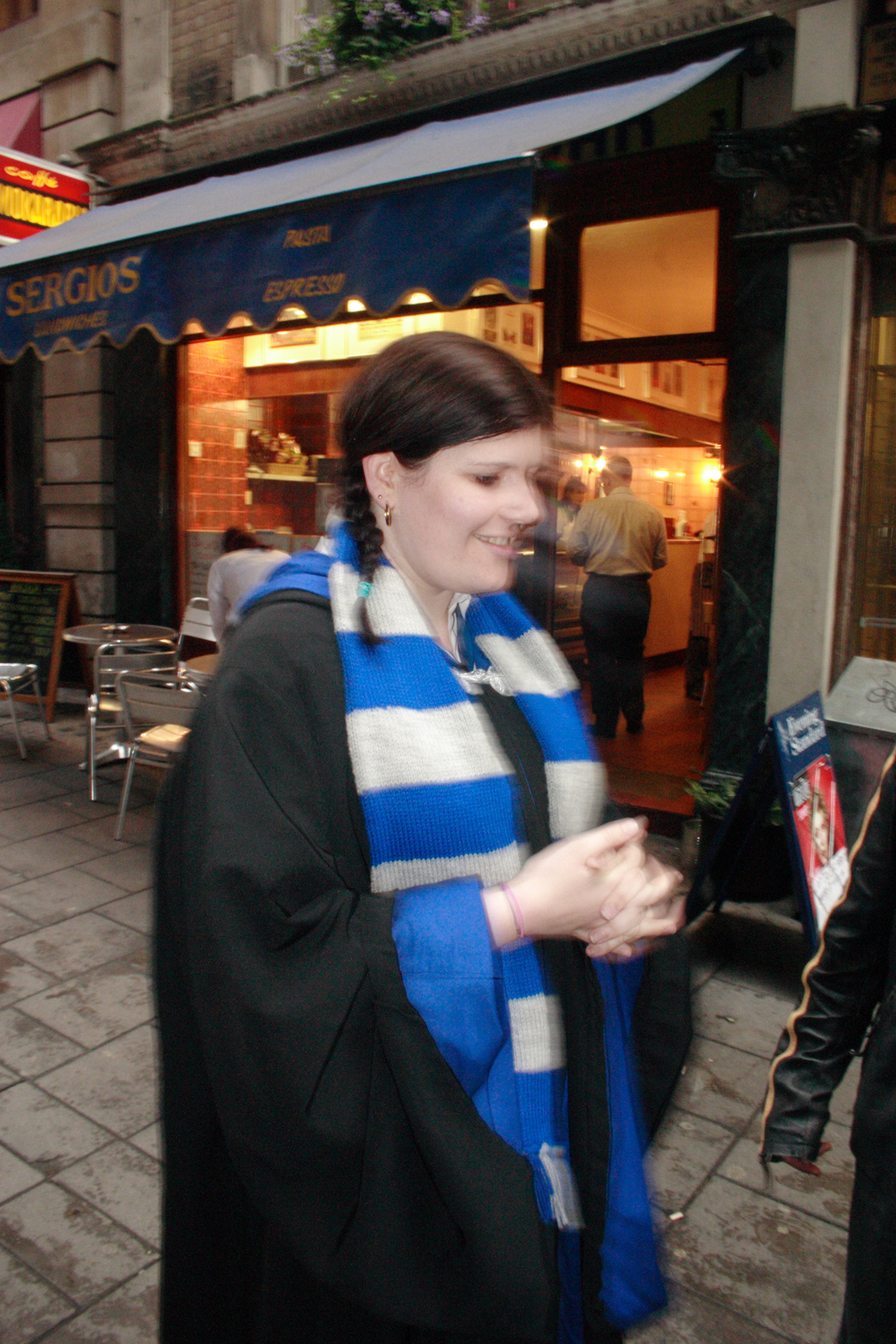 People queueing up for the Harry Potter book launch in London.