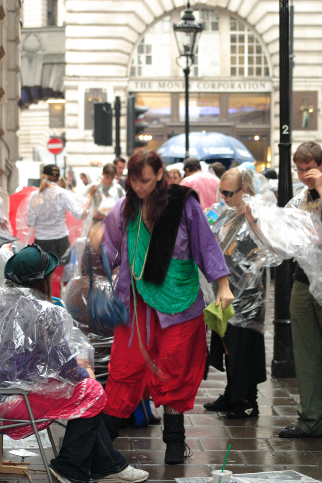 People queueing up for the Harry Potter book launch in London.