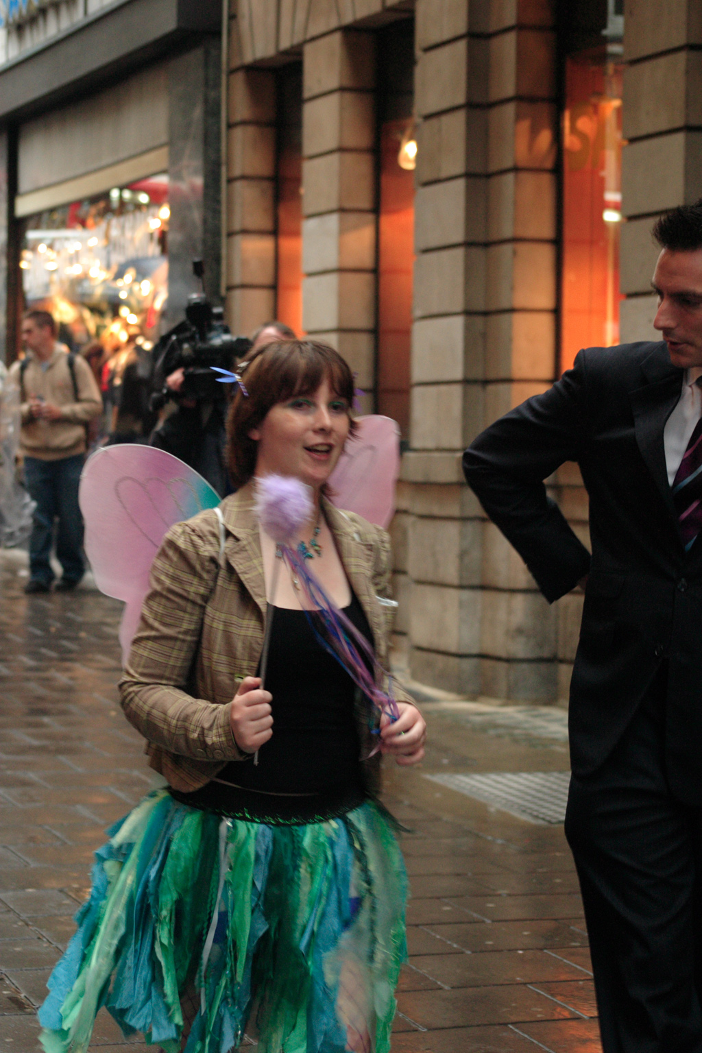 Anna taking yet another interview hehe!