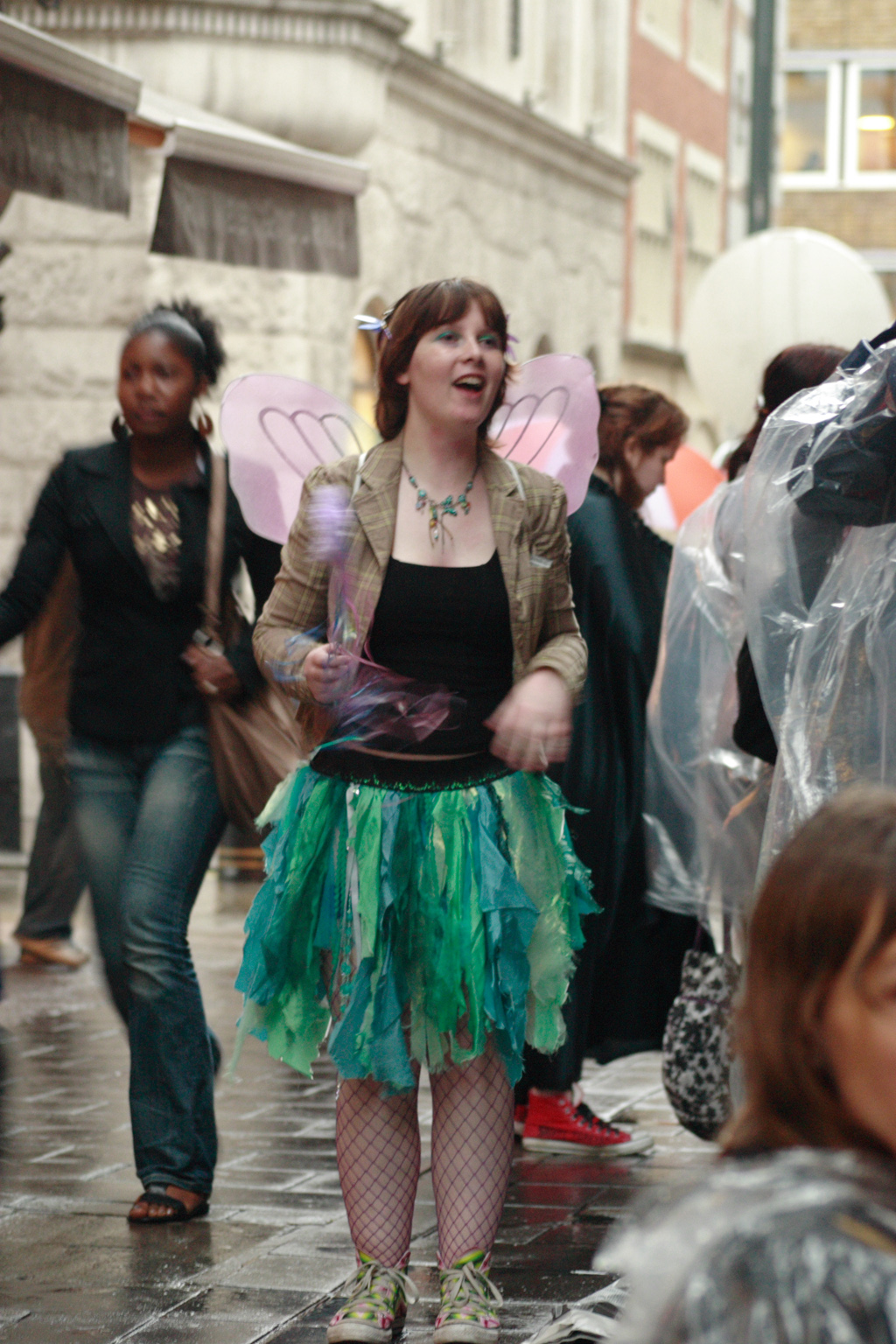 People queueing up for the Harry Potter book launch in London.