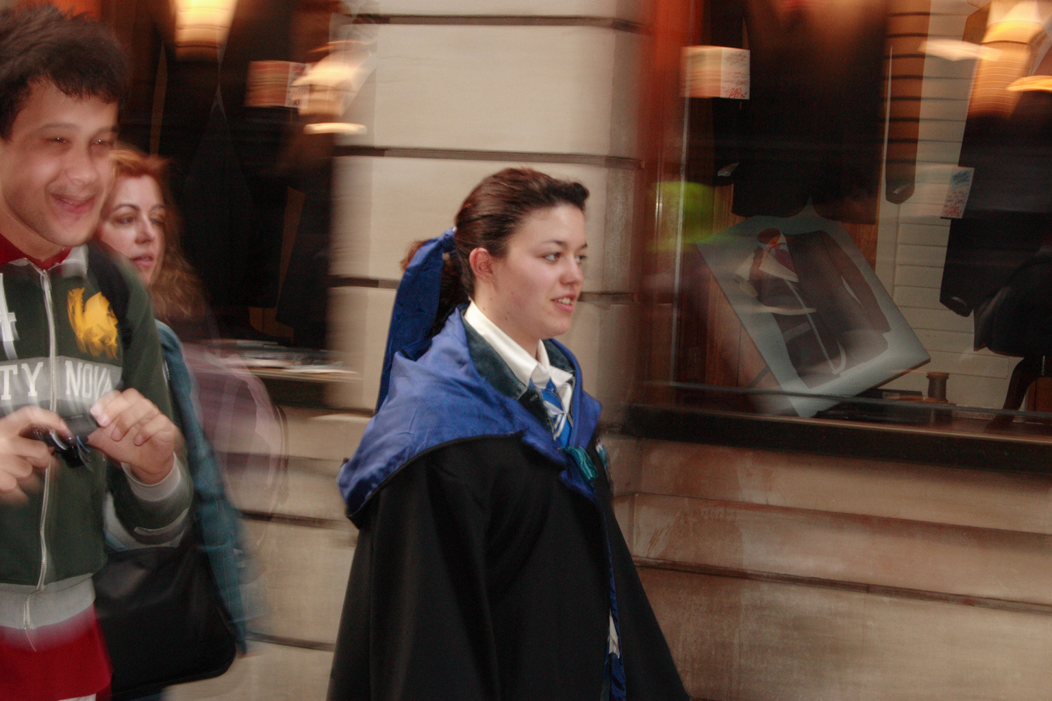 People queueing up for the Harry Potter book launch in London.
