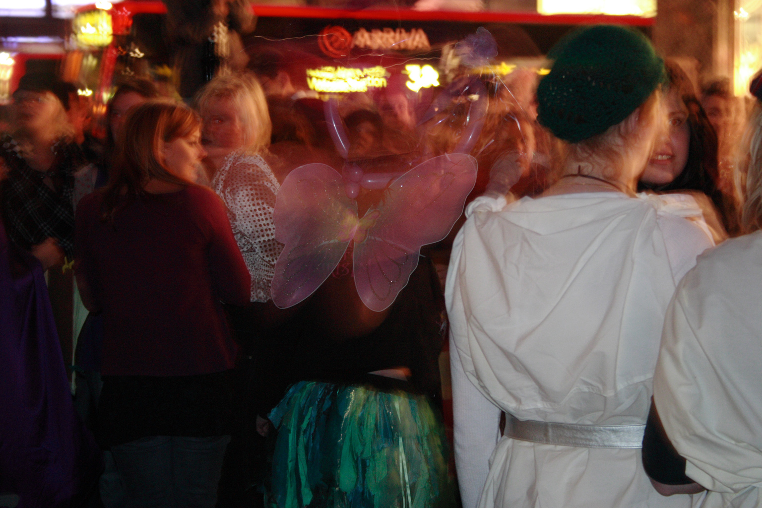 People queueing up for the Harry Potter book launch in London.