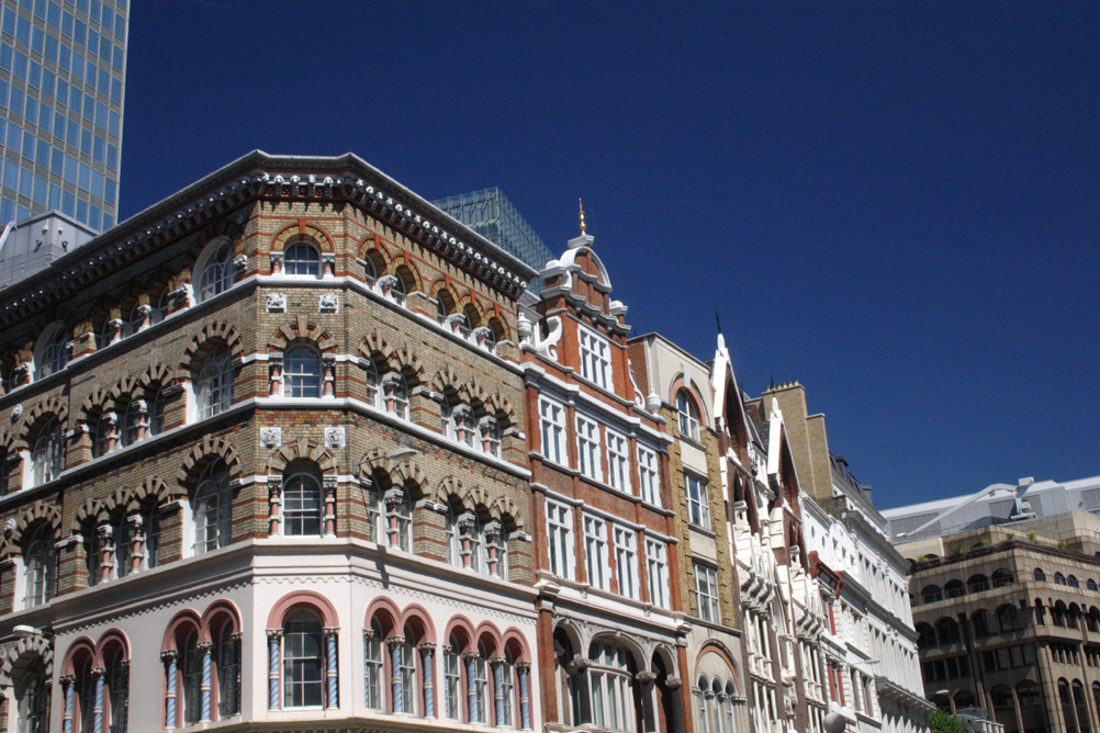 Buildings on Fenchurch Street in the city.