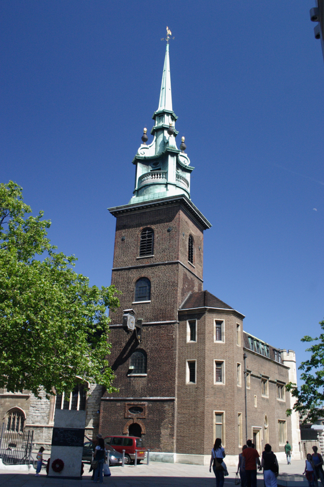 All-Hallows-by-the-Tower church on Tower Hill London.
