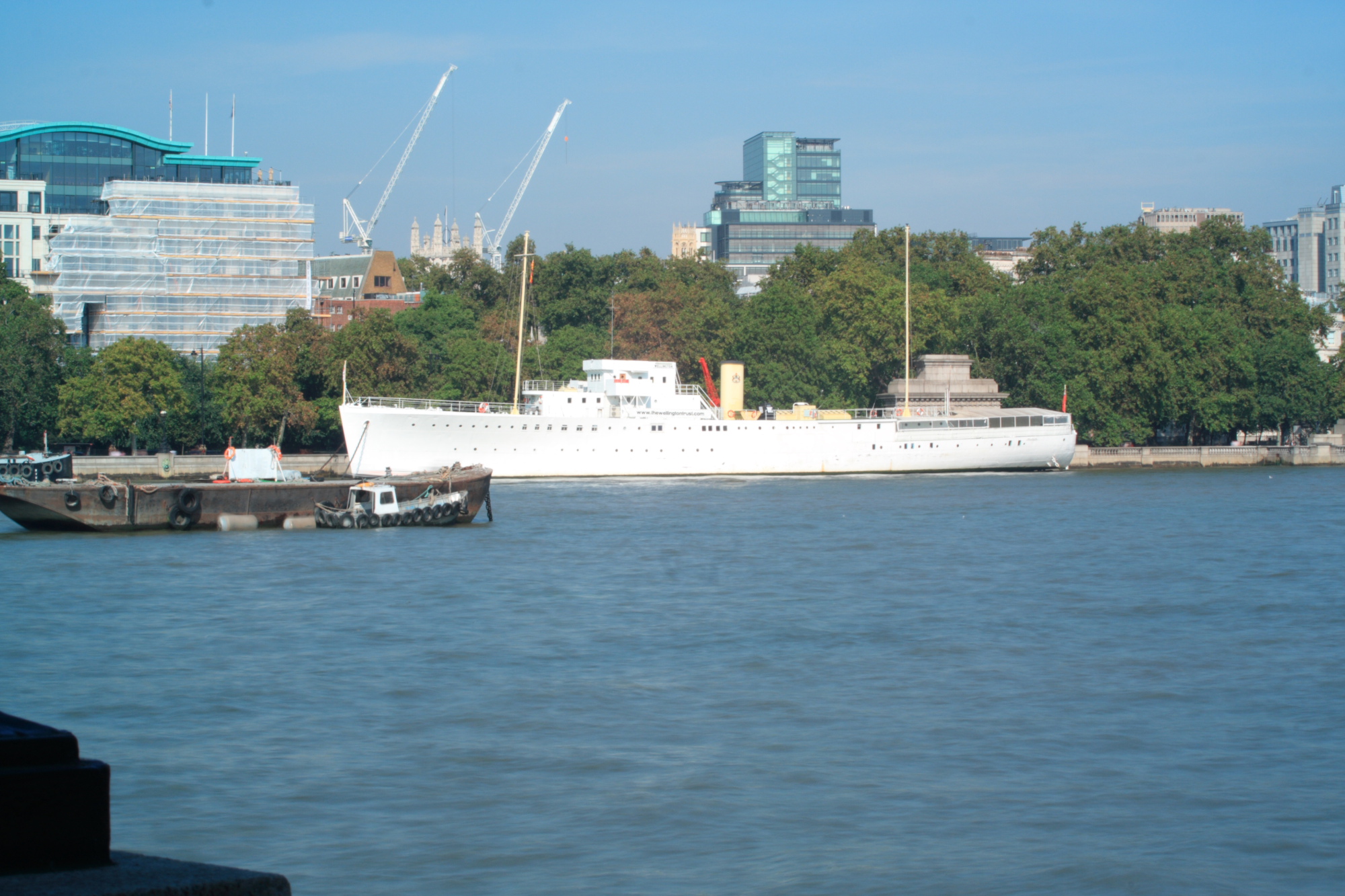 Ship on the Thames