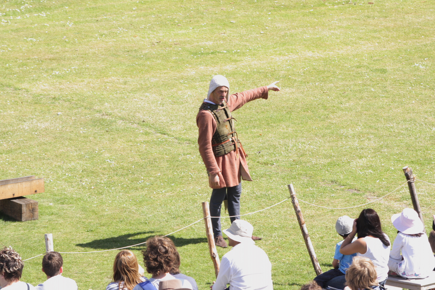Siege Warfare demonstration at the Tower of London