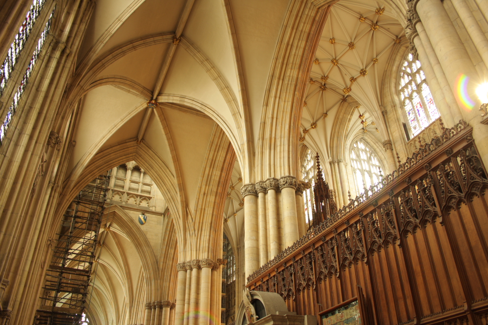 Interior of York Minster Cathedral