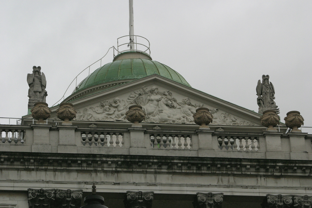 Building on bank of the Thames - Victoria Embankment