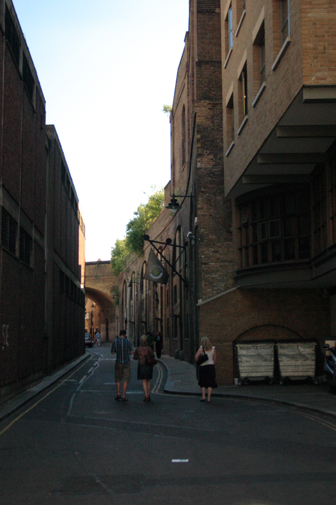 Old Warehouses on the South Bank of the Thames