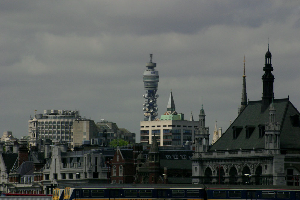 BT Tower from the Millennium Bridge